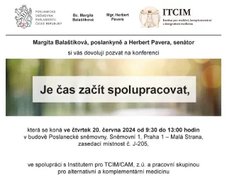 Je čas začít spolupracovat – konference v Poslanecké sněmovně Parlamentu ČR, 20. 6. 2024