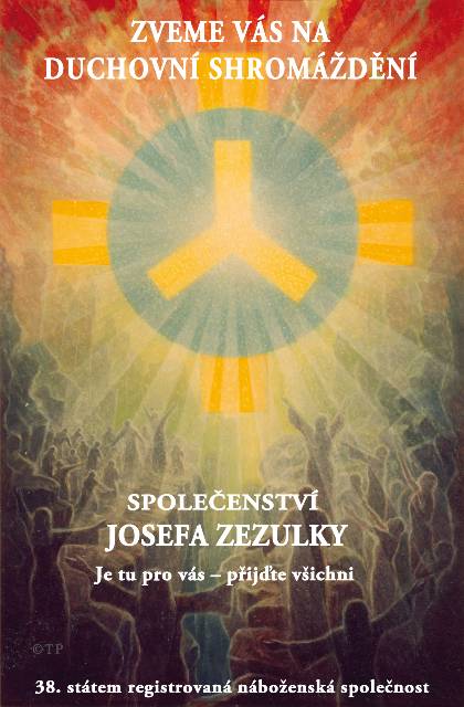 Zveme vás na shromáždění Společenství Josefa Zezulky